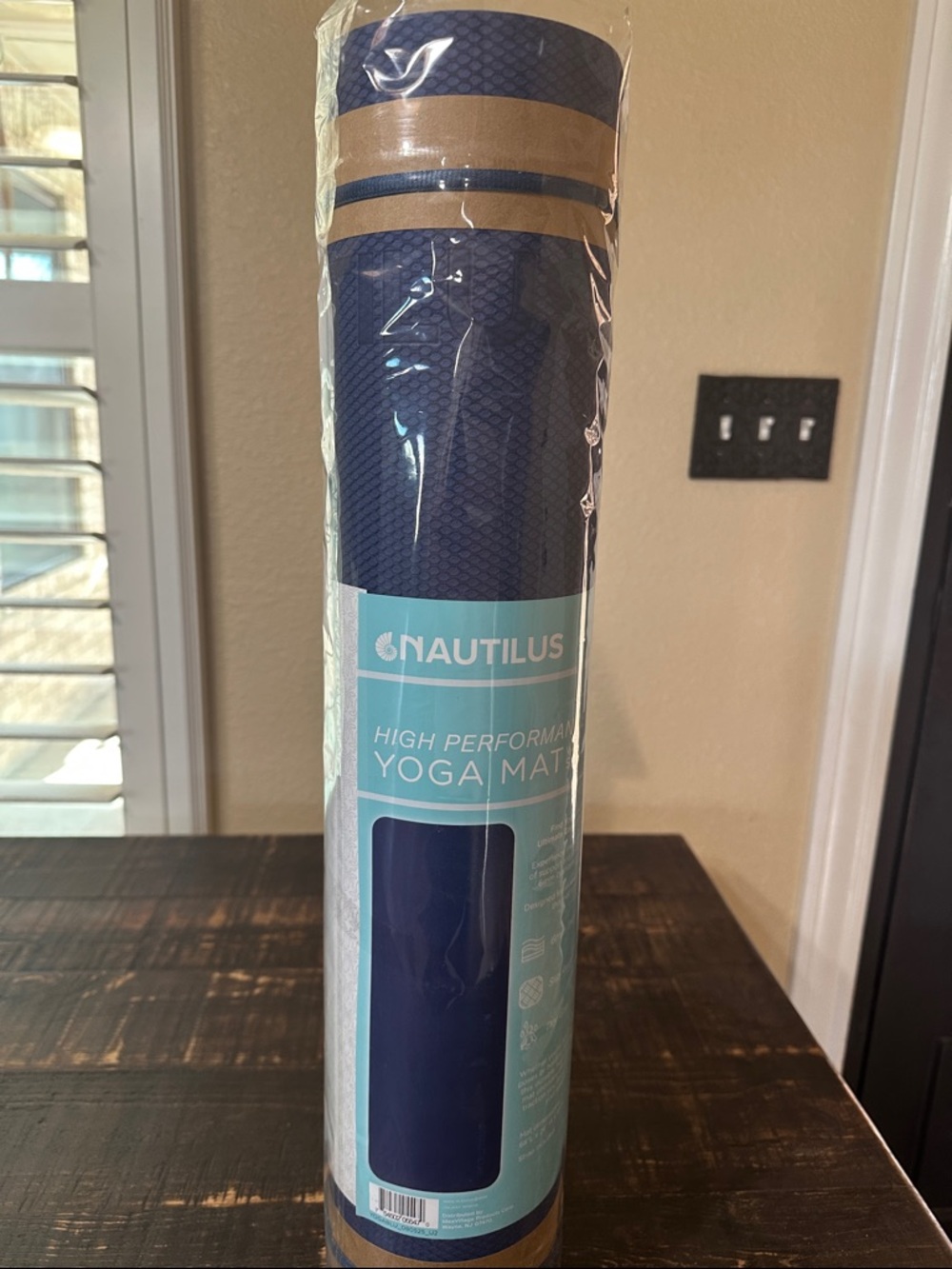 Nautilus Navy Yoga Mat - Picture 3 of 4